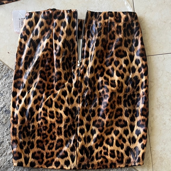 Fierce Leopard Print Two-Piece Set PVC - Picture 3 of 7